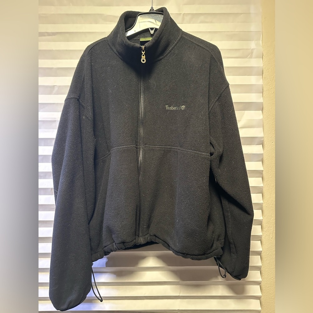 Timberland Black Fleece Jacket size XXL